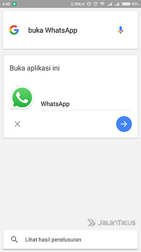 Langkah 5 - Cara Mengirim Pesan WhatsApp Tanpa Menyentuh Keyboard