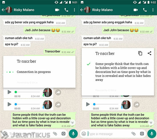 Cara Mengubah Pesan Suara Jadi Teks 3