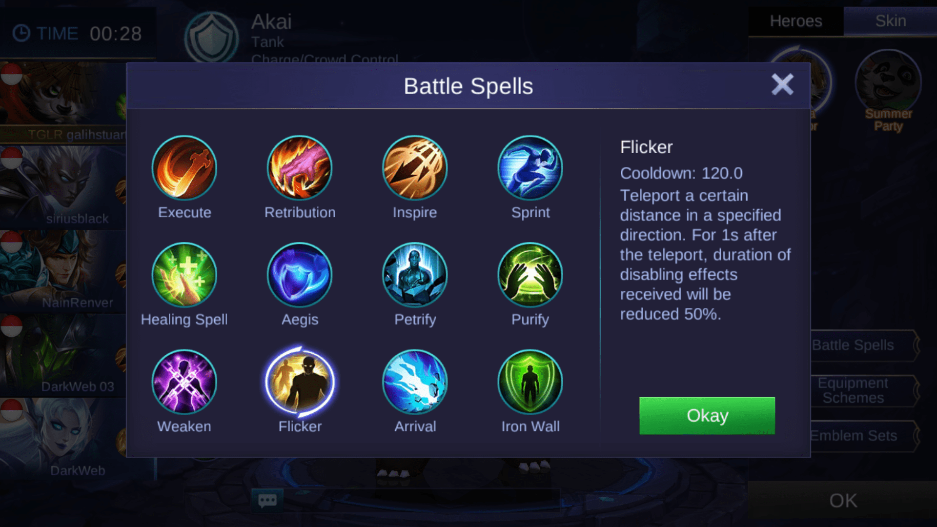 Guide Akai Mobile Legends 3