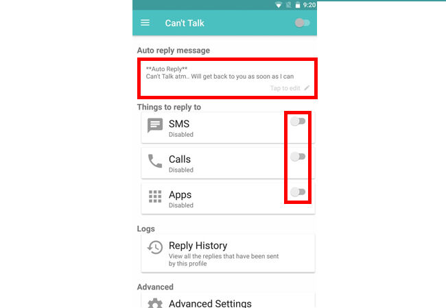 Cara Balas Semua Pesan Otomatis Android 2
