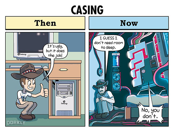 Ilustrasi Perbandingan Gamer Jadul Dan Jaman Now 01