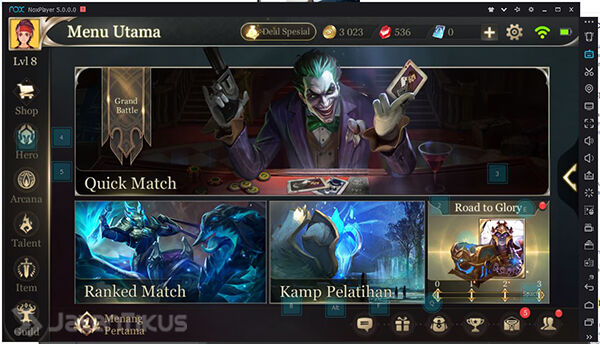 cara-main-arena-of-valor-di-komputer-2