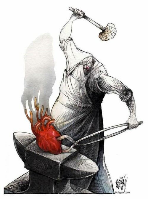 20 Ilustrasi Menggambarkan Hati Manusia Kuningan 1ok Gambar
