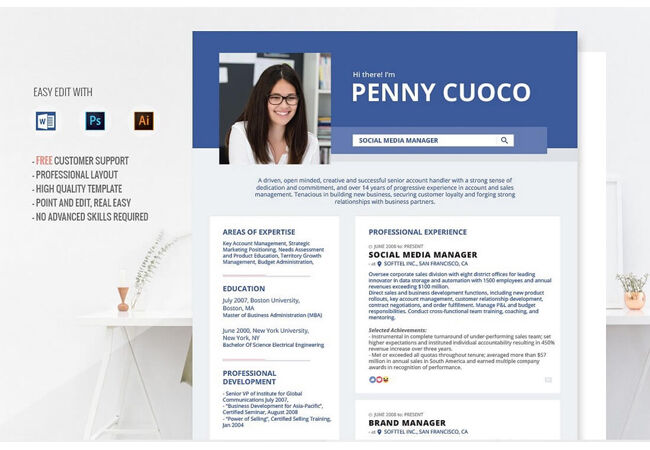 Fitur Facebook Resume Cv