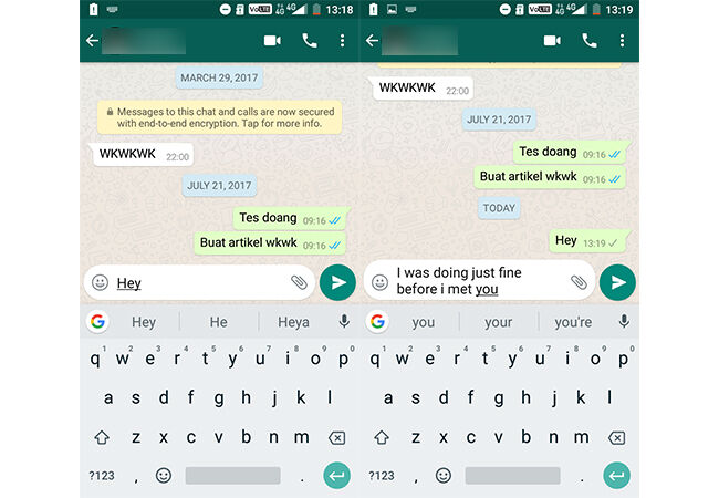 Cara Hapus Atau Membatalkan Pesan Whatsapp Yang Terlanjur Terkirim Ke