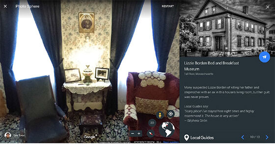 Museum Lizzie Borden Bed And Breakfast Tempat Berhantu Google Earth