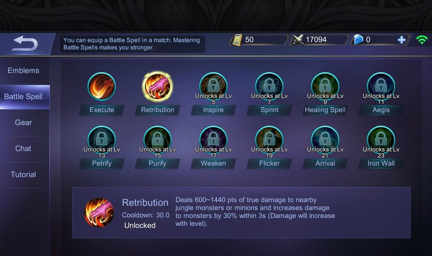 Mobile Legends Battle Spell