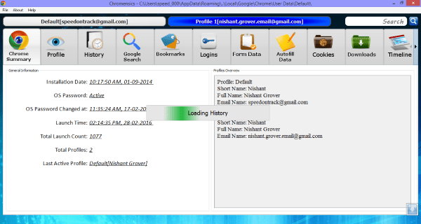 Chromensics - Google Chrome Forensics 1.6 - JalanTikus.com