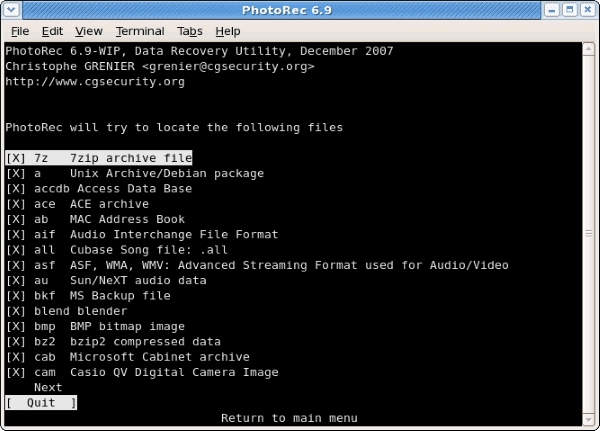 PhotoRec - Data Recovery 7.1 - JalanTikus.com