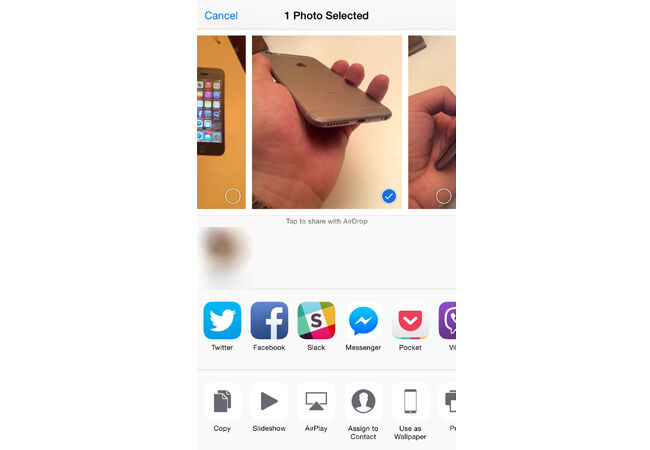 Aplikasi Facebook Messenger Share