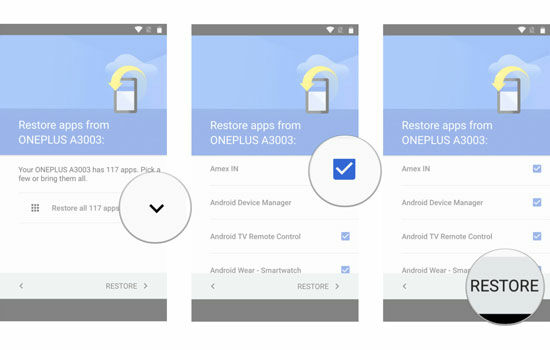 Restore Dengan Google