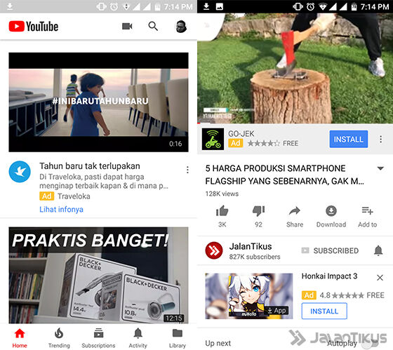 Cara Download Video Youtube Android 1