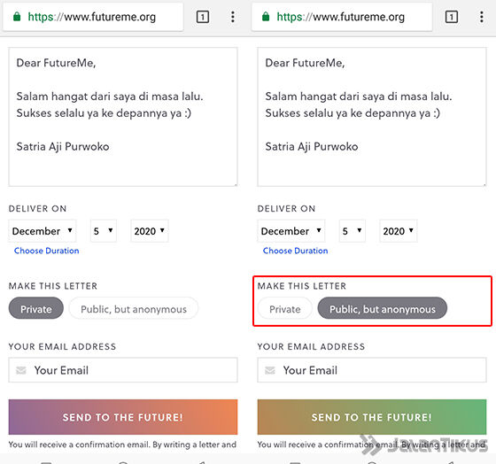 Cara Mengirim Pesan Ke Masa Depan 4