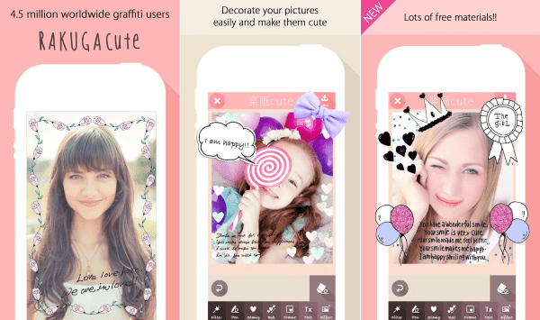 Rakuga Cute Aplikasi Kamera Android 1