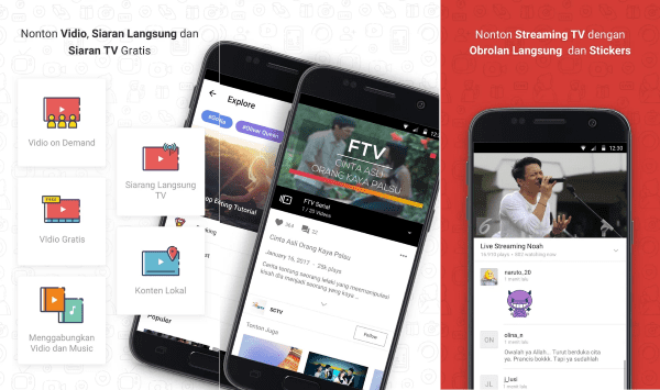 Vidio Aplikasi Streaming Tv 1