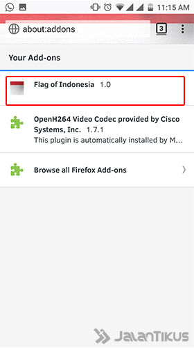 Cara Mengubah Tampilan Browser Android 4