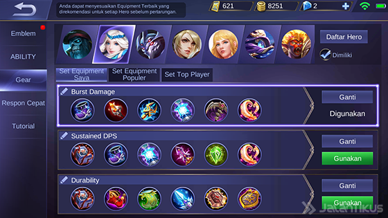Build Item Kagura Mobile Legends