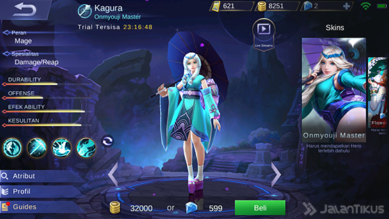 Hero Kagura Mobile Legends