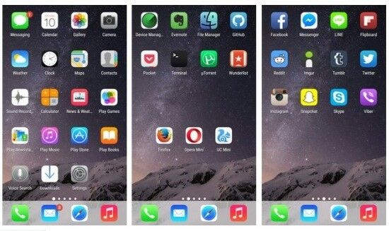 Launcher Ios Di Android 2