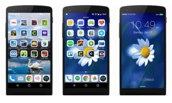 Launcher Ios Di Android 8