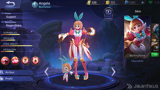 Angela, Hero Support Mobile Legends