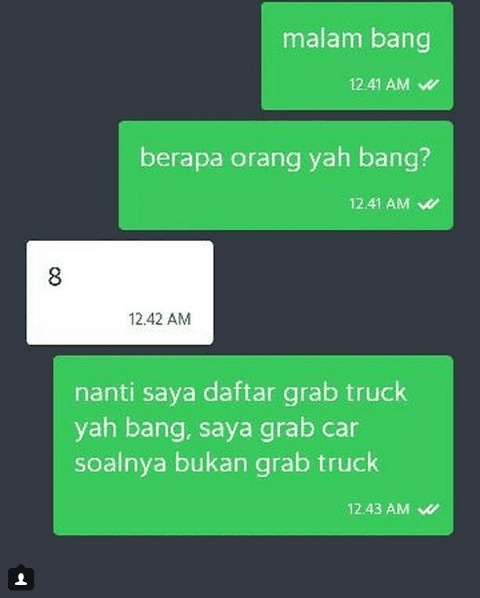 Chat Kocak Ojek Online 7 0be10