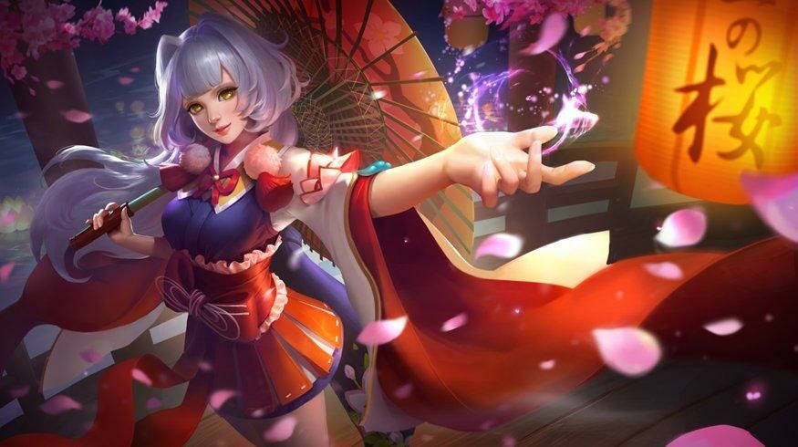 Wallpaper Mobile Legends Kagura Cherry Witch F43e3