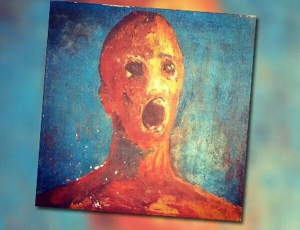 Lukisan Berhantu The Anguished Man A 9cb26