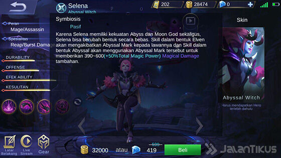 Selena Mobile Legends Skill Pasif 6bdeb