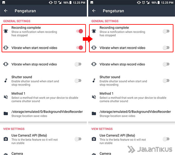 Cara Merekam Diam Diam Android 4 823e1