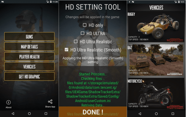 Guide for PUBG Mobile HD Graphics Tool 6.0.1 - JalanTikus.com