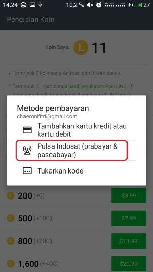 Cara Beli Koin LINE Dengan Pulsa 1 4c843
