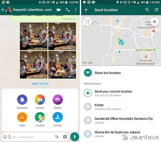 Cara Mengetahui Lokasi Seseorang Lewat Whatsapp 1 13618