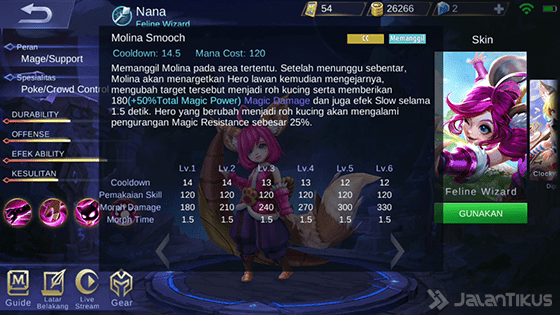 Skill 2 Nana Mobile Legends 3daa0