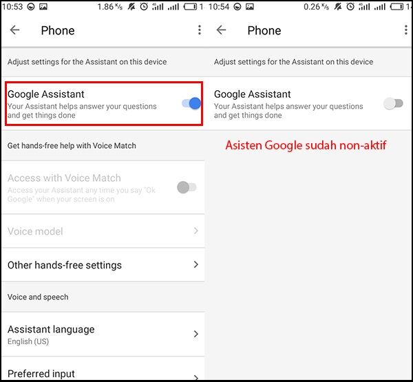 Cara Menghapus Asisten Google 4 796f0
