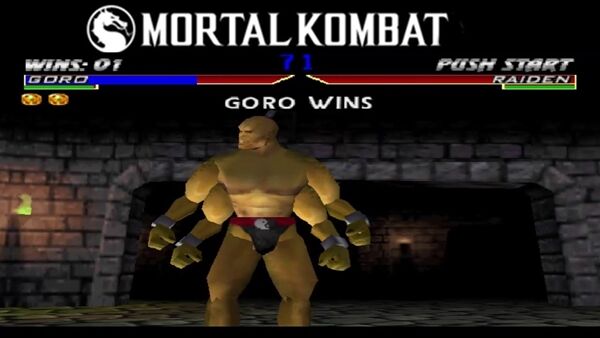 Goro Mortal Kombat 4 PS1 Ec17a