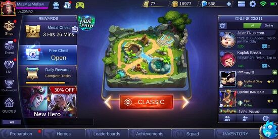 Bayar Pake Pulsa Tri Mobile Legends 2 37511
