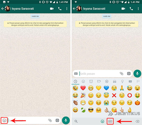 Cara Membuat Emoji Bergerak Di Whatsapp Android Jalantikus