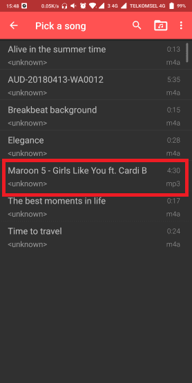 Cara Memotong Lagu 2 989cc