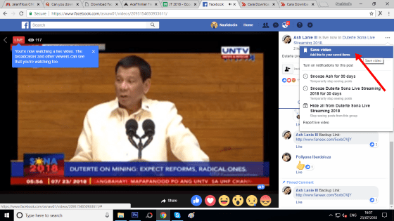 Cara Download Live Streaming Facebook 5 2760d