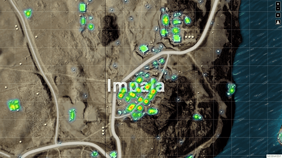 Lokasi Looting Terbaik Pubg Mobile Map Miramar Impala 3d071