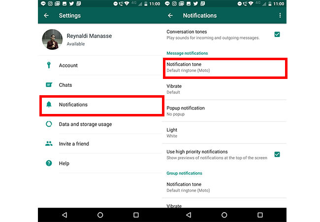 Cara Mengganti Nada Dering Wa 2 50b9a