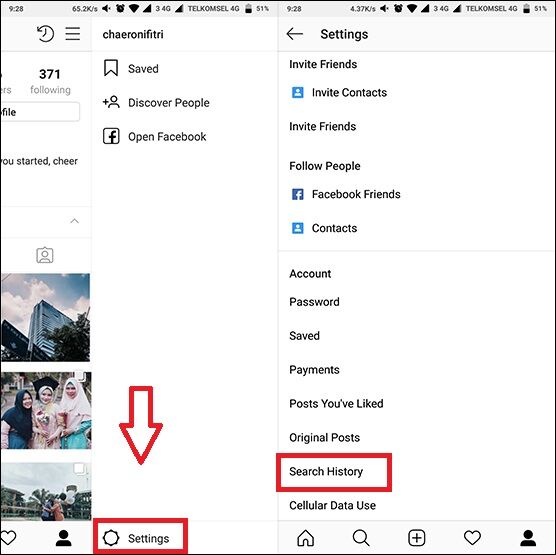 Cara Menghapus Pencarian Di Instagram 2 1fab0