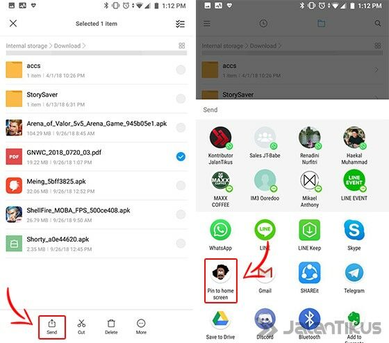 Cara Membuat Shortcut Segala File Di Homescreen Android | Jalantikus