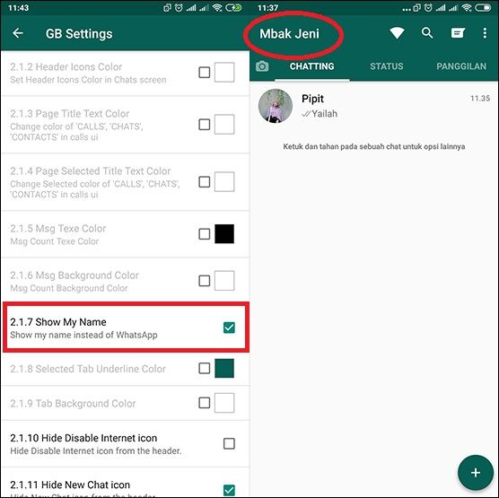 Logo Whatsapp Nama Sendiri 3 C9745