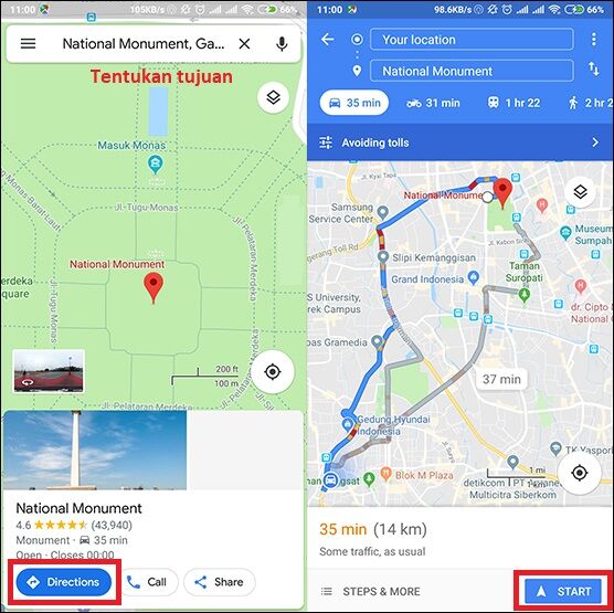Cara Memutar Musik Google Maps 3 494b0