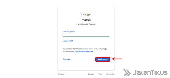 Cara Membuat Blog Login Bf5ce