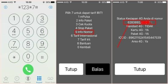 Cara Cek Nomor Axis Cb02d