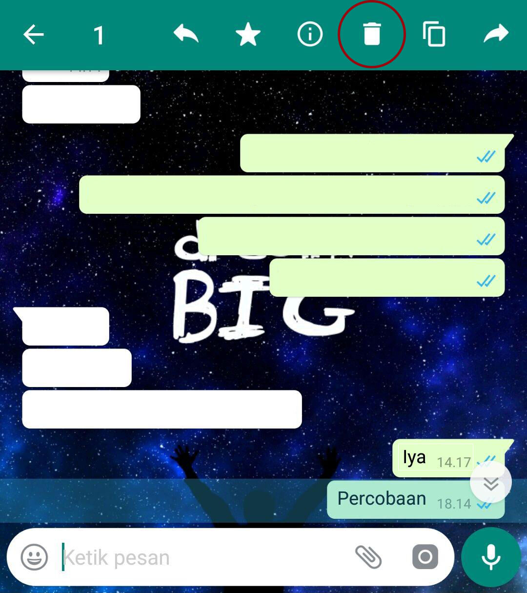 Cara Menarik Pesan Whatsapp Android 1 98708