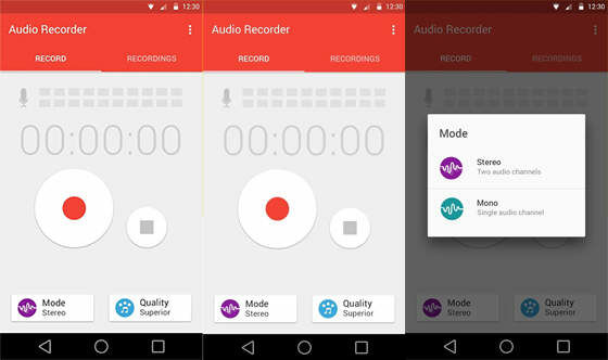 Aplikasi Perekam Suara Audio Recorder A25f9